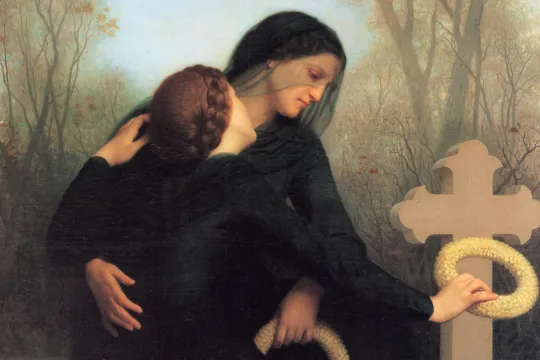 William-Adolphe Bouguereaus maleri av de dødes dag