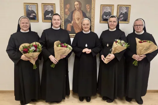 St. Elisabethsøstrenes nye regionsråd, valgt 26. juni 2026.