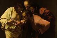 Caravaggios maleri av den tvilende Thomas og Jesu sår