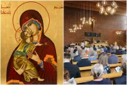 Ikon av Maria, de forfulgte kristnes mor og St. Johannes kirke