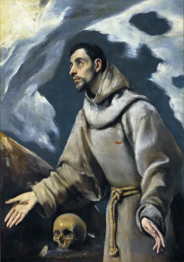 El Grecos maleri av den hellige Frans av Assisi