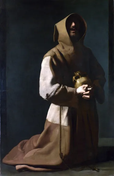 Francisco de Zurbaráns maleri av den hellige Frans