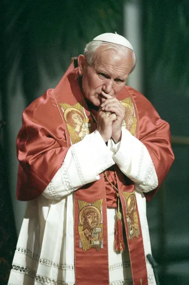 Johannes Paul II ber i Nidarosdomen