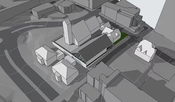 Byggeplaner for nytt menighetshus i Stavanger