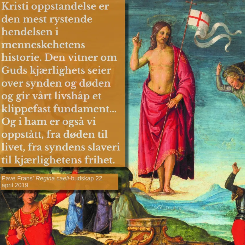 Pave Frans-sitat søndag 20. april 2025