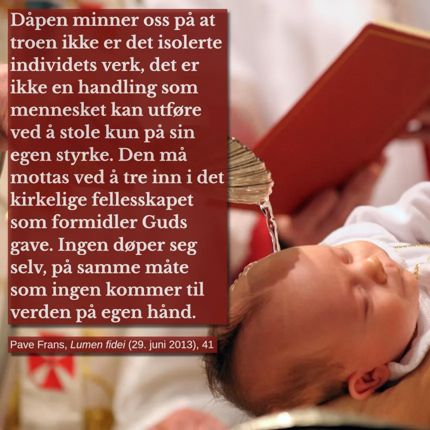 Pave Frans-sitat tirsdag 18. mars