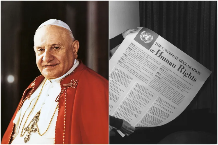 Johannes XXIII og menneskerettighetserklæringen