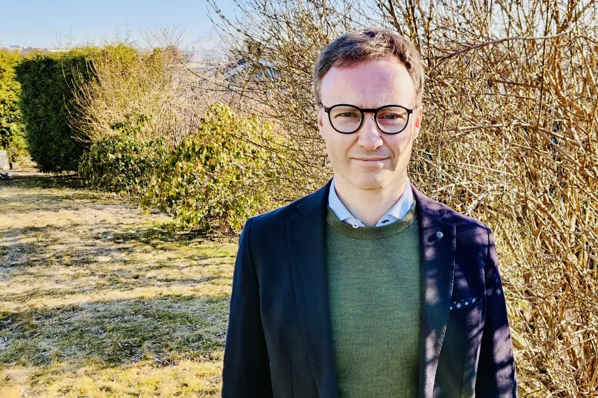 Sigurd Hareide utendørs