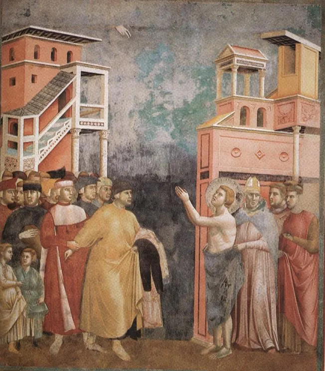 Renunciation of Worldly Goods by Giotto (1266–1337)