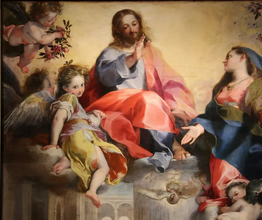 Federico Baroccis maleri av Maria som folkets Madonna