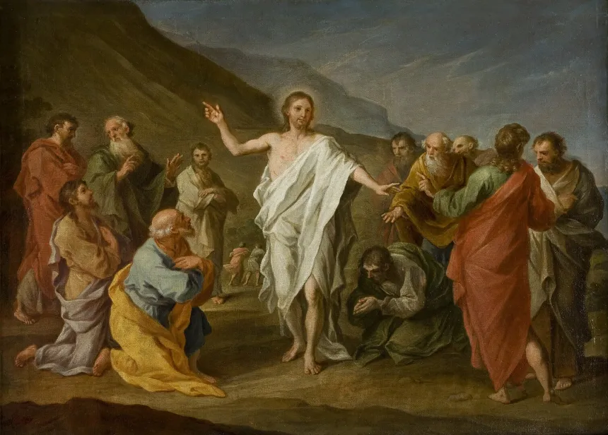 Szymon Czechowicz' maleri av Jesu oppstandelse