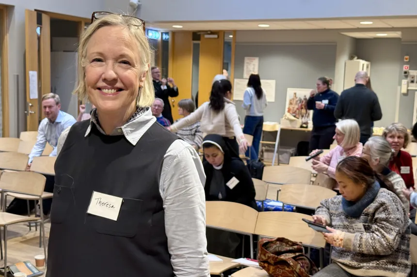 Theresa Robberstad foredrar i Mariagården fredag 30. januar 2026. 