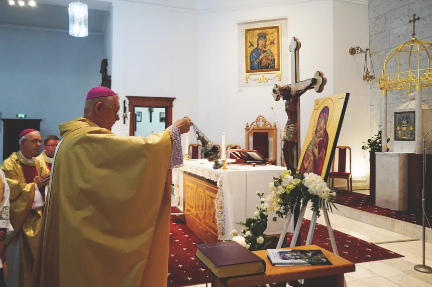 Innsettelse av Maria-ikon i Kazakhstan