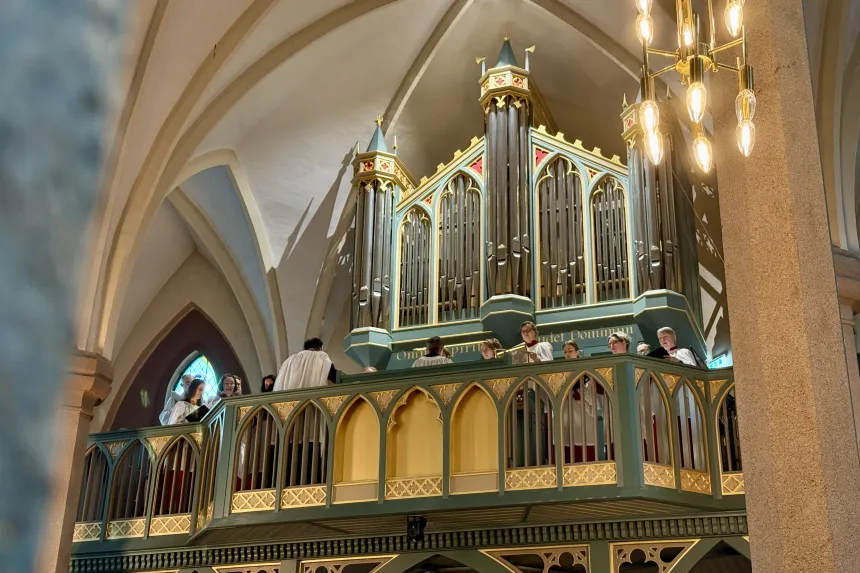 Innvielse av Olavsorgelet i St. Olav domkirke, Oslo, påskedag 2026. 