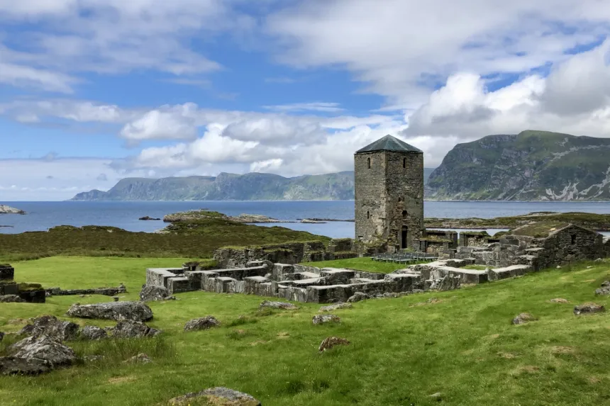 Selja kloster på øya Selja. 